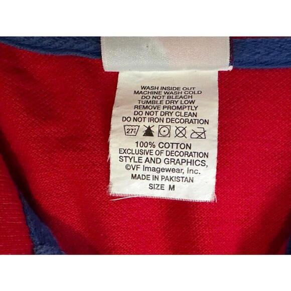 Majestic Men’s Philadelphia Phillies Short Sleeve Polo Shirt Red/Navy/White Sz M - Picture 7 of 9